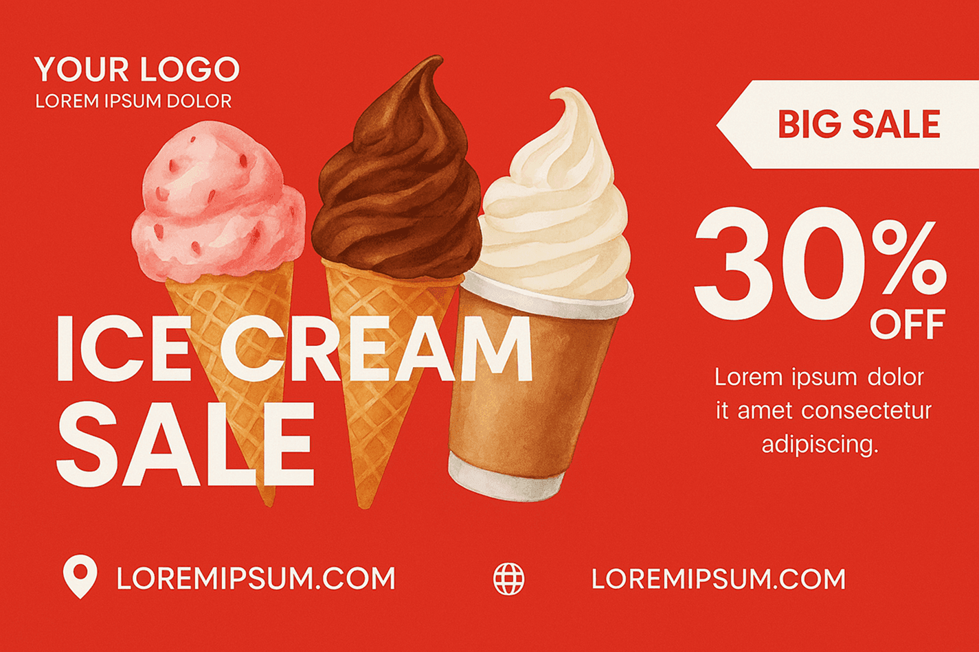 Example sale post